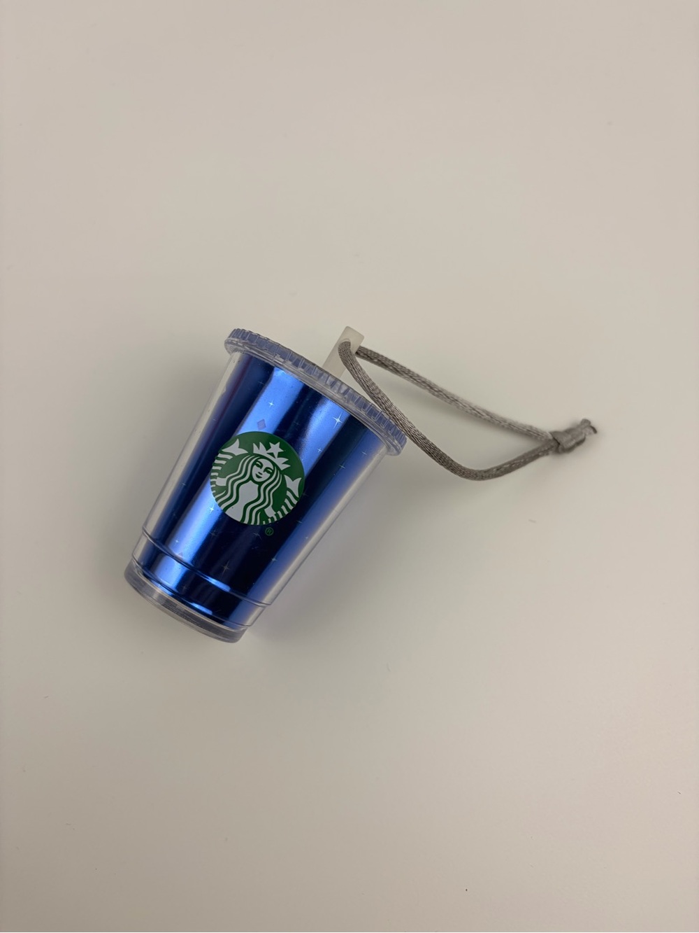 NWOT Disneyland 60th Starbucks Cold Cup Ornament F014